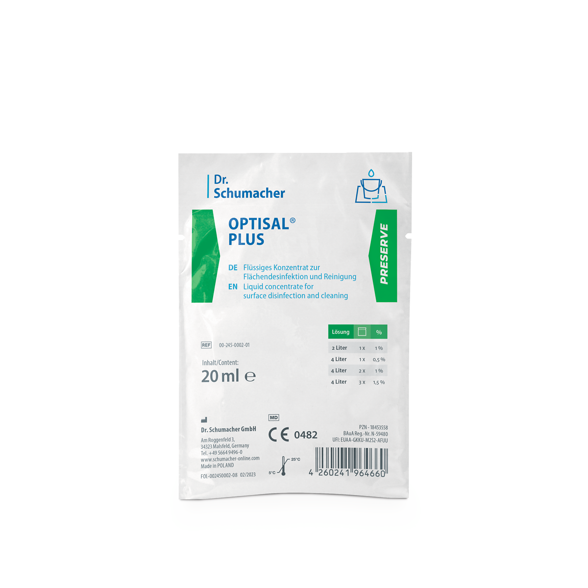 OPTISAL® PLUS 20 ml (Beutel)