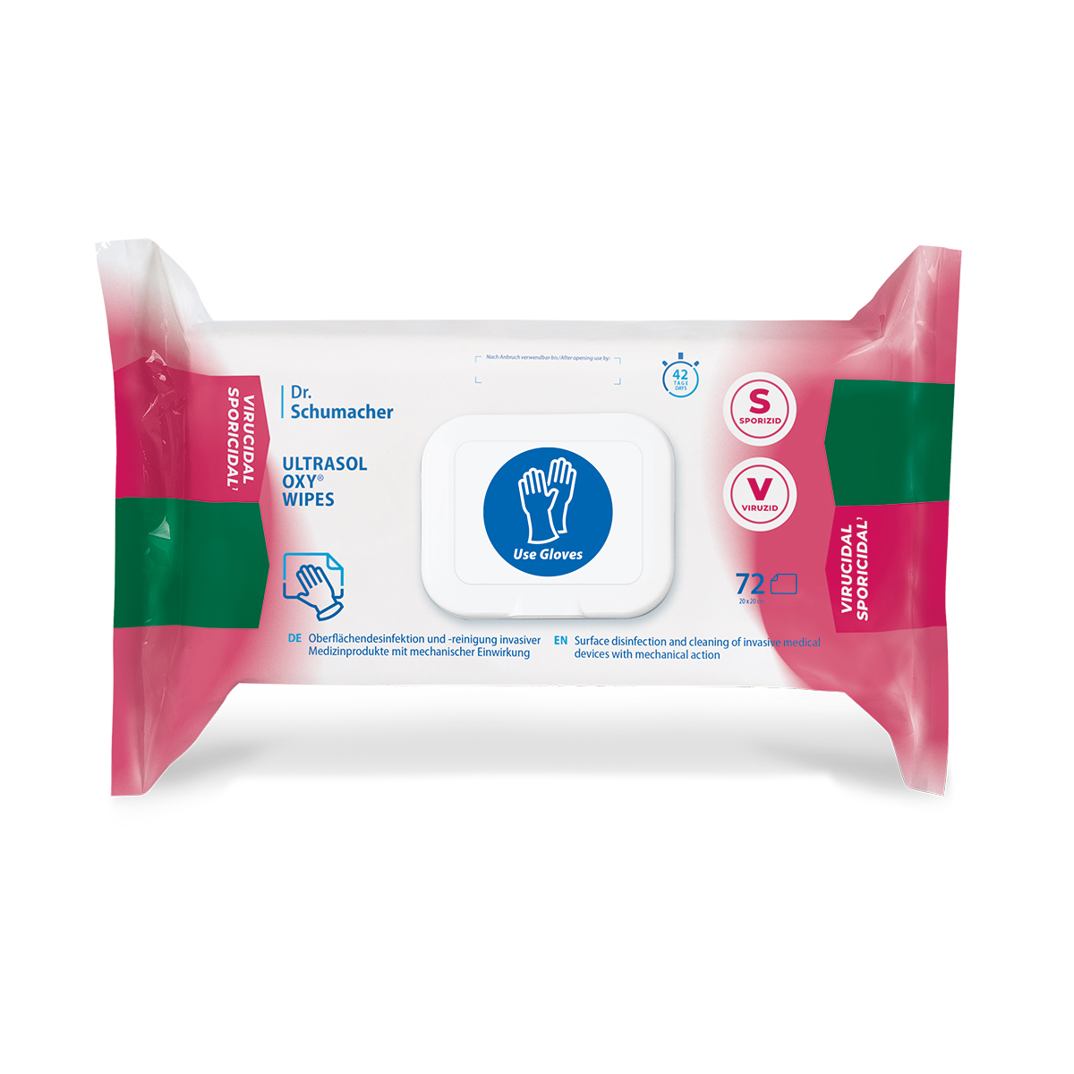ULTRASOL OXY® WIPES 72 Tücher (Packung)
