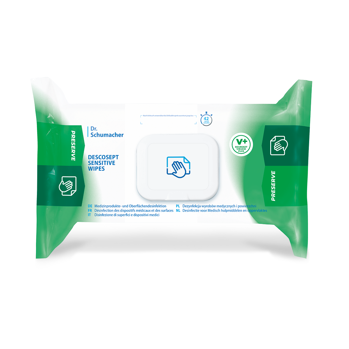DESCOSEPT SENSITIVE WIPES 60 Tücher (Packung)