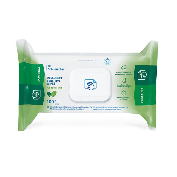DESCOSEPT SENSITIVE WIPES 100 Tücher (Packung)