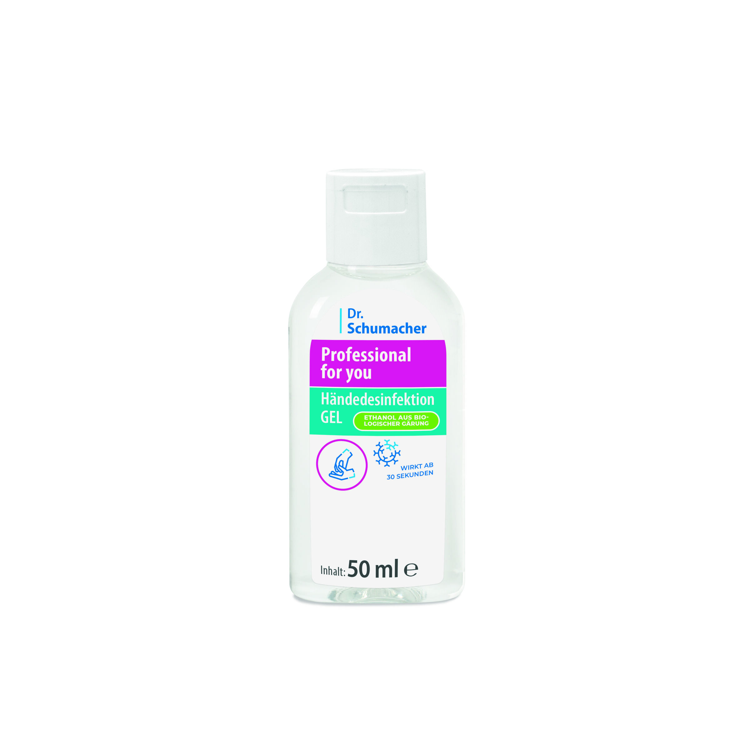 Professional for you Händedesinfektion GEL 50 ml (PET-Flasche)