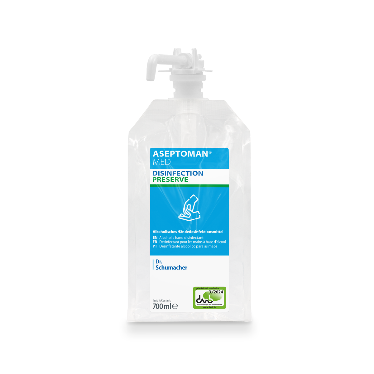 ASEPTOMAN® MED 700 ml (Beutel)
