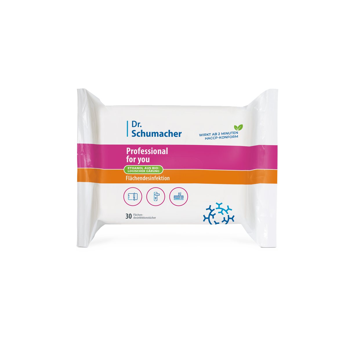 Professional for you Flächendesinfektion Wipes 30